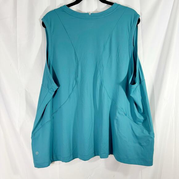 Athleta Sunchaser UPF Tank Borealis Green 3X - Picture 3 of 6